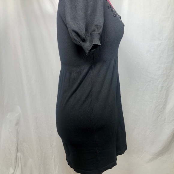 REBECCA TAYLOR Black Mini Dress Size M - Picture 6 of 11
